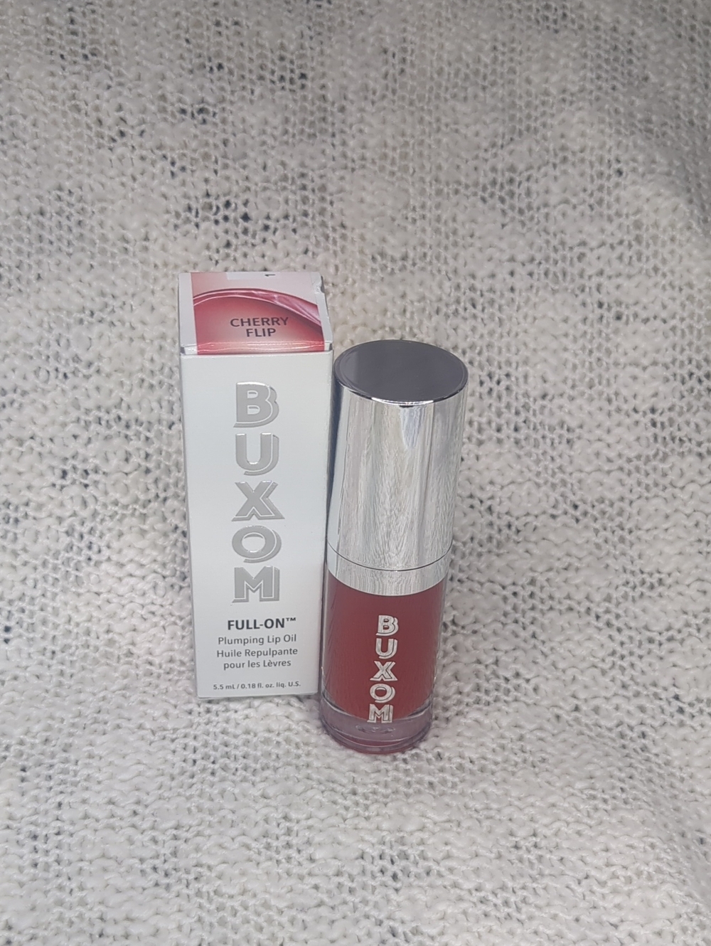 Buxom Full-On Plumping Lip Oil in Cherry Flip, 5.5ml/0.18fl oz